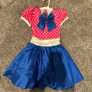 Girls Pink Dot Halloween/Dance Costume